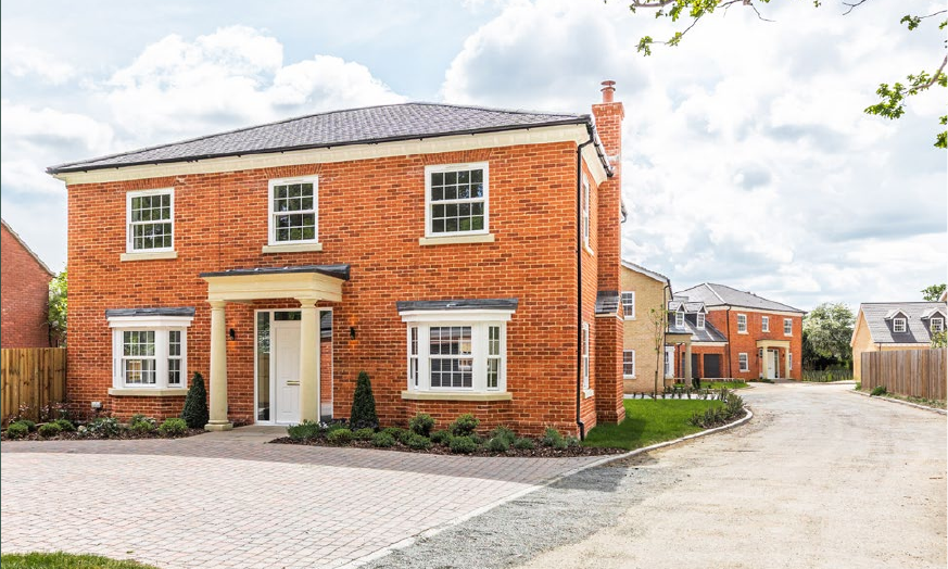 Completed homes at Framingham Gardens